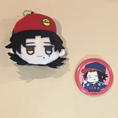 ヒプノシスマイク 山田二郎 ぬいぐるみマスコット 缶バッジセットのサムネイル
