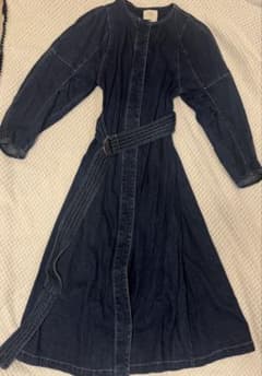 【美品】B:MING by BEAMS デニムワンピース M ウエストベルトのサムネイル
