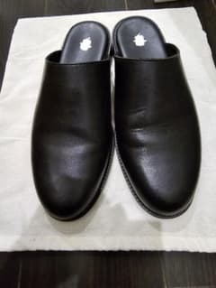 Tomo&Co nano universe別注LEATHER MULE黒25.0 - メルカリ