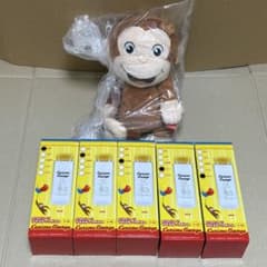 おさるのジョージ プラスチックボトル ウォーターボトル プレミアム ぬいぐるみ