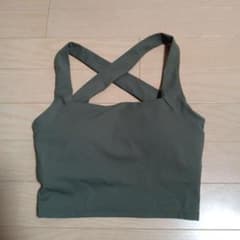 【新品】ヨガウェア　M　グリーンのサムネイル