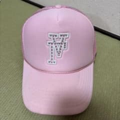 ラインストーンロゴ メッシュキャップ ピンクのサムネイル