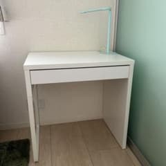 美品】IKEA ミッケ デスク ホワイト - メルカリ