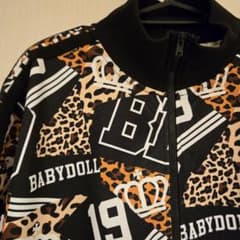 BABYDOLL ジップアップ ジャケット ジャージ 総柄 ベビードール XLのサムネイル