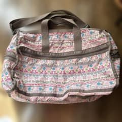 極美品】レスポートサック ボストンバッグ メルヘン柄 大容量 