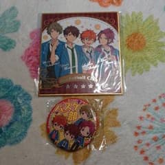 あんスタ 色紙&缶バッジ バスケ部 (守沢千秋 衣更真緒 高峰翠 明星スバル)のサムネイル