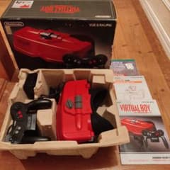 ジャンク】任天堂 バーチャルボーイ 説明書付き - メルカリ