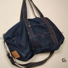 Levi's リーバイス ボストンバッグ ドラムバッグ　デニム Levi's リーバイス ボストンバッグ ドラムバッグ デニム - メルカリ