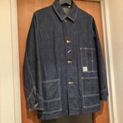 濃紺フルカウント 30'sデニムカバーオールウエアハウスTCBジーンズ