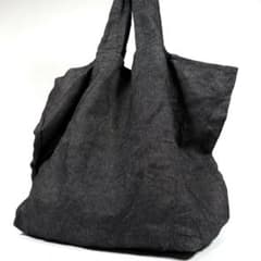 【美品】ダニエラグレジス　トートバッグ　リネン100% チャコールグレー 美品】ダニエラグレジス トートバッグ リネン100% チャコールグレー