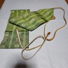緑色 ストライプ 帯揚げのサムネイル