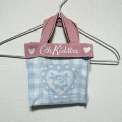 Cath Kidston 니트 토트 백 핑크×블루