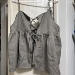 バックリボン キャミソール ブラウンのサムネイル