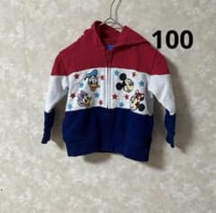 Tokyo Disney Resort Red Hoodie (Disney, 100cm)