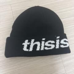 thisisneverthat ニット帽 ビーニー ブラック　韓国ストリートのサムネイル