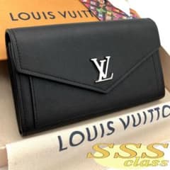 極美品】ルイヴィトン ポルトフォイユ マイロックミー ブラック 長財布