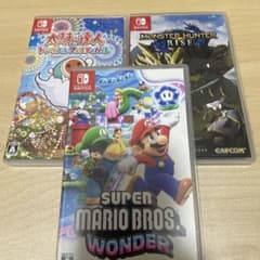 Switch ソフト　まとめ売り　モンハン　マリオ　太鼓の達人のサムネイル