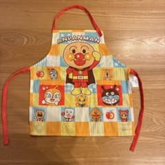 アンパンマン キッズエプロン チェック柄　110㎝のサムネイル