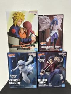 NARUTO 피규어 사스케, 족제비, 딱정벌레, 나루토, 미나토, 쿠시나 4종 세트