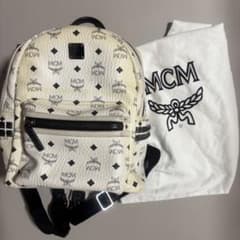 【最終値下げ】MCM - ホワイト 白 リュック Sサイズ - 最終値下げ】MCM - ホワイト 白 リュック Sサイズ - - メルカリ