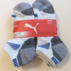 お買い得　新品 PUMA メンズ ローカット ソックス 6足組のサムネイル
