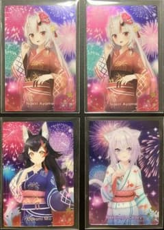 【豪華美品】ホロライブウエハース3 百鬼あやめ 猫又おかゆ 大神ミオ【H-02】のサムネイル