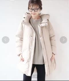 訳あり　plage　HAKUU COCOON ダウンジャケット ベージュのサムネイル