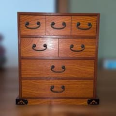 時代箪笥 小箪笥 木製 小引き出し 卓上箪笥 和家具 アンティーク 店舗什器 木製 卓上小箪笥 5段 整理箱 和風インテリア - メルカリ