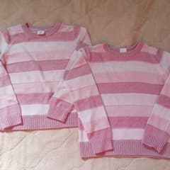 専用です。ニットセーターbabyGAP２枚セット１１０双子のサムネイル