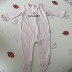 MONCLER ベビー ロンパース ピンク 9/12ヶ月 76cm - メルカリ