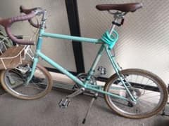 【極美品、手渡し限定】 ブルーノ小径ドロップハンドル、ミントグリーン 極美品、手渡し限定】 ブルーノ小径ドロップハンドル、ミントグリーン