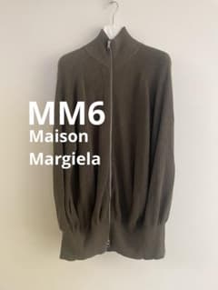 美品】MM6 Maison Margiela ドライバーズニットS カーキ - メルカリ