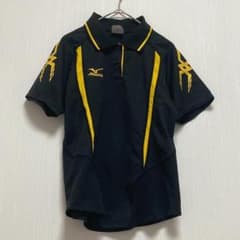 【ミズノ】Mizuno ポロシャツ 半袖 ブラックトレーニング レディースM