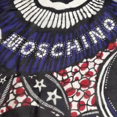 MOSCHINO モスキーノ シルク 大判スカーフ ストール - メルカリ
