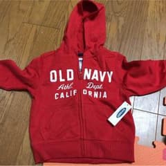 あじ様専用★OLD NAVY 赤 パーカー 80cmのサムネイル