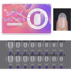 Soft Gel Tips 15サイズ ネイルチップ ラウンド 一部使用のサムネイル
