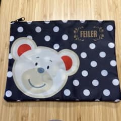 FEILER フェイラー 付録ポーチ ドット ベアのサムネイル