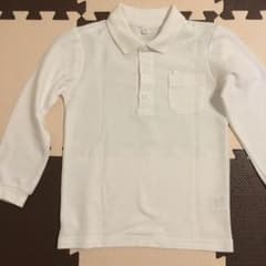 専用♪白ポロシャツ♪長袖♪120のサムネイル