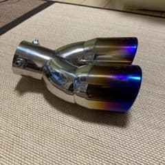 迫力のツインマフラーカッターです。のサムネイル