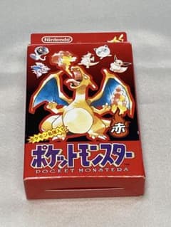 ポケットモンスター 赤 トランプ 任天堂 美品 レア物 54枚 説明書2