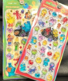 な*♪様 【正規品】セサミストリート プチドロップステッカー 2枚セットのサムネイル