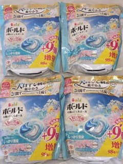 Y*K様 ボールド ジェルボール　フレッシュサボンの香り　98個×4袋 計392 ボールド ジェルボール フレッシュサボンの香り 98個×4袋 計392 - メルカリ