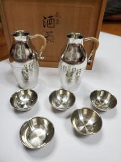 週末お値下げ　錫半　本錫　酒器のサムネイル