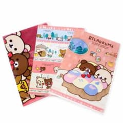 リラックマ クリアファイル 3枚セットのサムネイル