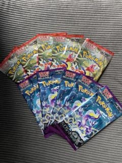 ポケモンカード スカーレットex バイオレットex 未開封 バラ10パックのサムネイル