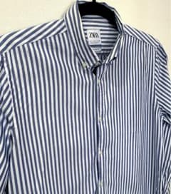 ◉◉ZARA MAN◉ストライプデザイン 長袖シャツ Ｓサイズ◉ザラ◉のサムネイル