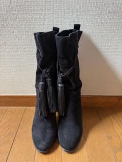 LANVIN PALISスエード タッセルミドルブーツ 【美品】のサムネイル