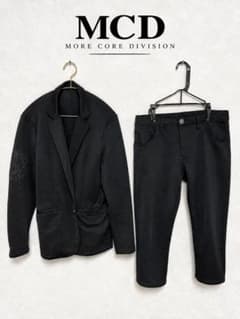 MCD セットアップ 黒 L 刺繍 ジャケット パンツ　GOTCHA系列のサムネイル