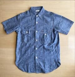 WAREHOUSE ウエアハウス 半袖 シャンブレーシャツ デニムのサムネイル