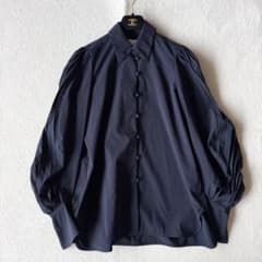 mame kurogouchi Curved Pleated Shirt